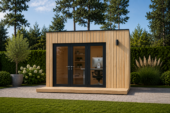 Premium Gartenhaus Tobi (34 mm + Holzverschalung) 4,1x2,4 m,10 m² Estra Isoliert – Bild 5