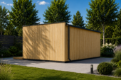Premium Gartenhaus (34 mm + Holzverschalung) 7x4 m, 28 m² Isoliert – Bild 3