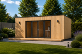 Premium Gartenhaus (34 mm + Holzverschalung) 7x4 m, 28 m² Isoliert – Bild 2