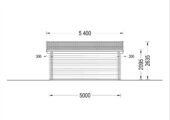 Gartenhaus ROLAND 5x5 m, 25 m² Isoliert – Bild 11