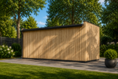 Premium Gartenhaus Tobi (34mm + Holzverschalung), 6x3m, 18m²Extra Isoliert – Bild 3