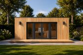 Premium Gartenhaus Tobi (34mm + Holzverschalung), 6x3m, 18m²Extra Isoliert – Bild 2