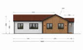 Holzwohnhaus TAUERN (Isoliert, 66 mm + Holzverschalung), 127 m² – Bild 7