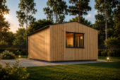 Gartenhaus TAURUS (34mm + Holzverschalung), 5x4m, 15m² – Bild 4