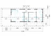 Blockbohlenhaus TRAUNSEE (44+44 mm) · 50 m² · Extra Isoliert – Bild 6