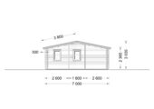 Blockbohlenhaus ULRICH (44+44 mm) · 70 m² · Extra Isoliert – Bild 8