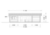 Blockbohlenhaus ULRICH (44+44 mm) · 70 m² · Extra Isoliert – Bild 7
