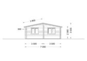 Blockbohlenhaus ULRICH (44+44 mm) · 70 m² · Extra Isoliert – Bild 10