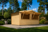 Verkaufskiosk (28 mm), 5x3 m, 15 m²