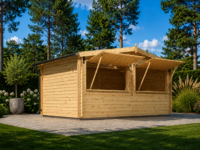 Verkaufskiosk (28 mm), 5x3 m, 15 m²
