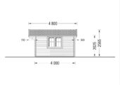 Gartenhaus WIEN 5x4 m, 20 m² – Bild 7