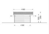 Gartenhaus WIEN 5x4 m, 20 m² – Bild 9