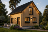 Wohnhaus ERNI (66mm + Holzverschalung, Isoliert) 70 m² – Bild 2
