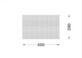 Gartenhaus BRITA 3x4 m, 12 m² – Bild 4