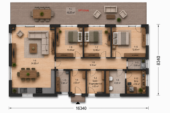 Wohnhaus Enns (66 mm + Holzverschalung) inkl. Isolierung, 130 m² – Bild 8