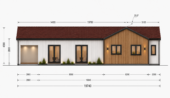Holzwohnhaus TAUERN (Isoliert, 66 mm + Holzverschalung), 127 m² – Bild 8