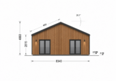 Wohnhaus Enns (66 mm + Holzverschalung) inkl. Isolierung, 130 m² – Bild 9