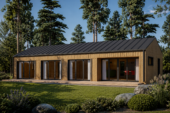 Wohnhaus Enns (66 mm + Holzverschalung) inkl. Isolierung, 130 m² – Bild 5