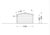 Gartenhaus Ried, 4x3 m, 12 m² – Bild 8