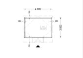 Gartenhaus Ried, 4x3 m, 12 m² – Bild 6