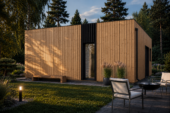Holzhaus KULM 2 (66 mm + Holzverschalung) 63 m² Isoliert – Bild 4