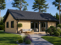 Holzhaus Ulrich (Premium-Isoliert) , 60 m²