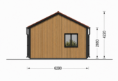 Wohnhaus ARNOLD (66mm + Holzverschalung Premium Isoliert), 53 m² – Bild 8