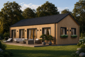 Holzhaus NIKI (Isoliert, 66 mm + Holzverschalung), 66 m² – Bild 5