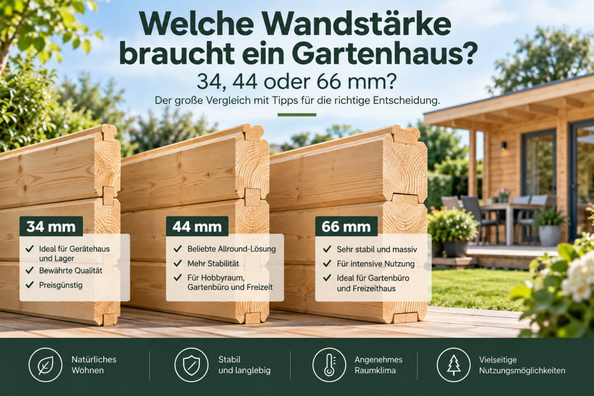 Premium Gartenhaus