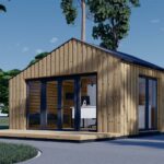 Premium Gartenhaus TONIA (34 mm + Holzverschalung), 5x4 m, 20 m²